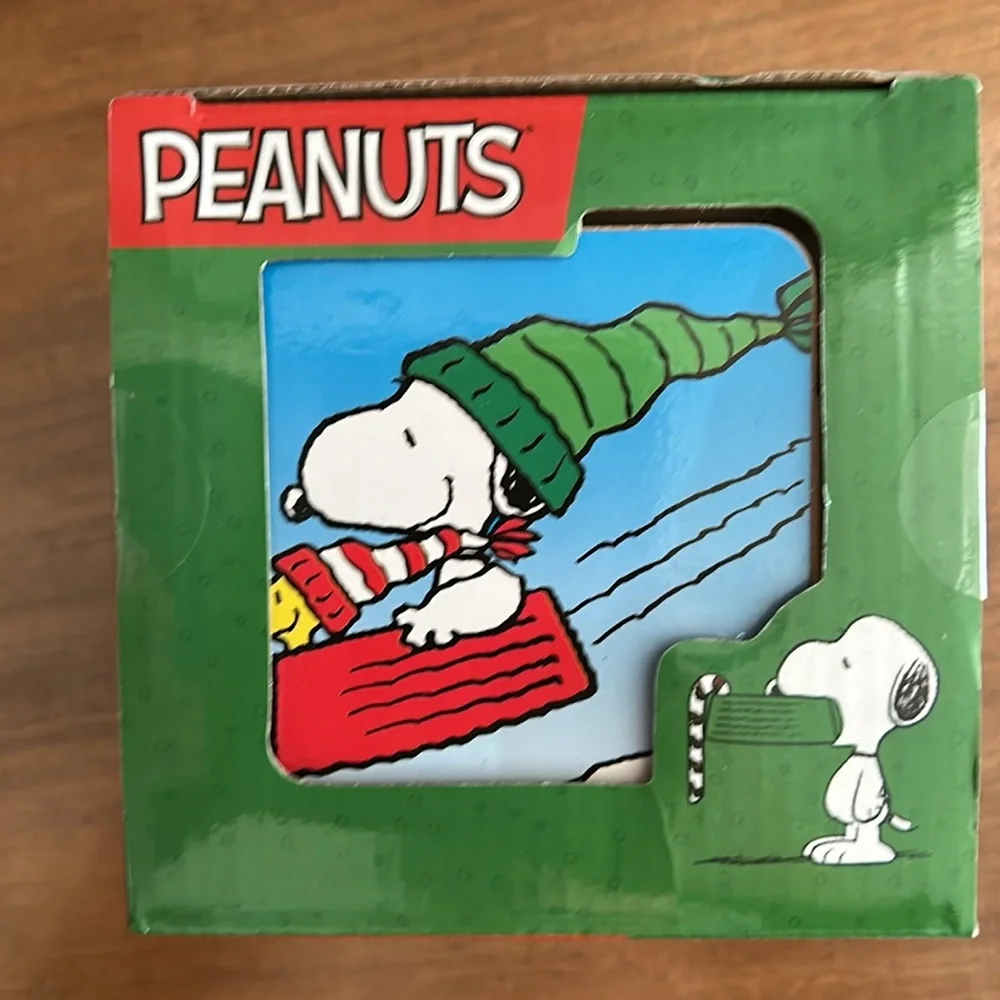Peanuts Christmas Ceramic Mug & Coaster Combo